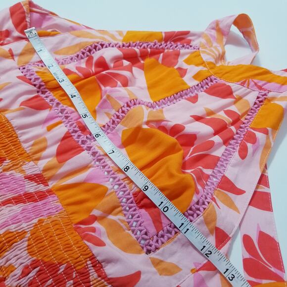 Athropologie Abel the Label Rumi Smocked Maxi Dress Floral Halter Neckline - Picture 7 of 14